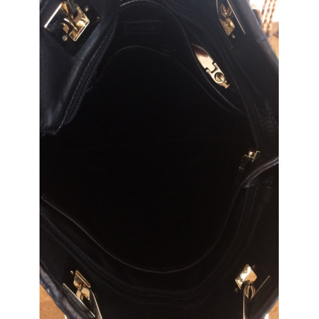 Versace Handtasche schwer mit Ponyfell