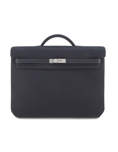 HERMÈS Kelly Depeches 36 Togo Bleu Nuit 2023 - Pre-loved Designer Second Hand | LUXURYLOVE