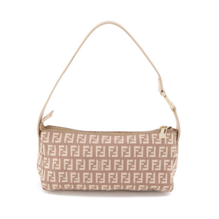 FENDI Zucchino Pochette Bag - Pre-loved Designer Second Hand | LUXURYLOVE