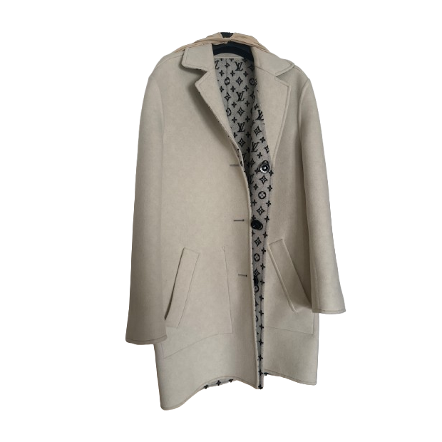 LOUIS VUITTON Wool coat / Reversible Car Coat - NEW - Pre-loved Designer Second Hand | LUXURYLOVE