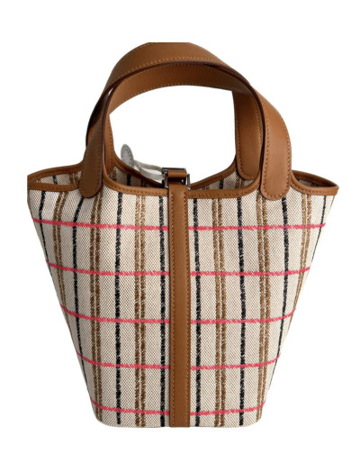 HERMÈS Canvas Picotin 18 Special Edition chipboard- NEW - Pre-loved Designer Second Hand | LUXURYLOVE