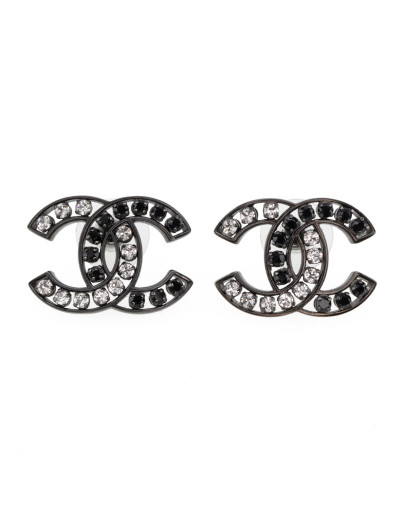 CHANEL CC Crystal Ohrringe - Pre-loved Designer Second Hand | LUXURYLOVE