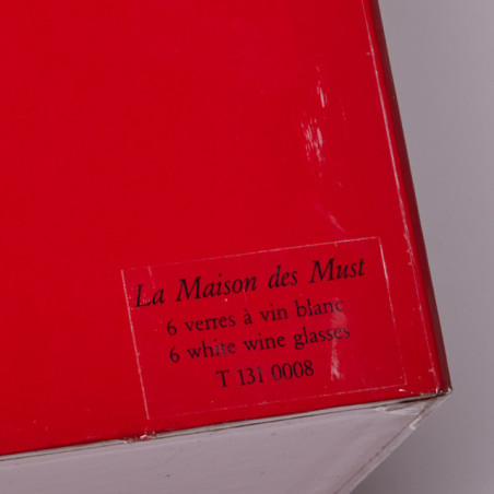 CARTIER White wine glasses Trinity T 131 0008 Set of 3 - Pre-loved Designer Second Hand | LUXURYLOVE