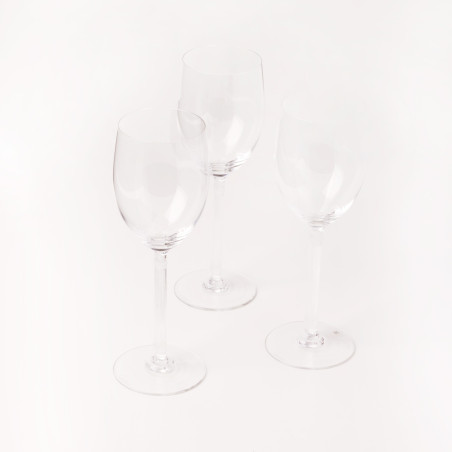 CARTIER White wine glasses Trinity T 131 0008 Set of 3 - Pre-loved Designer Second Hand | LUXURYLOVE