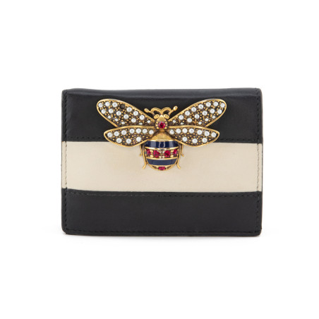 GUCCI Bee Kompakt Portemonnaie - Pre-loved Designer Second Hand | LUXURYLOVE