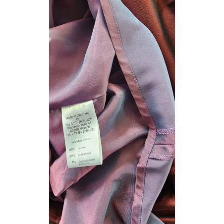 TALBOT RUNHOF Stretch chipboard dress with draping - Pre-loved Designer Second Hand | LUXURYLOVE