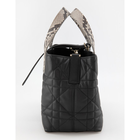 DIOR Toujours Vertical Tote small in portrait format with python - Pre-loved Designer Second Hand | LUXURYLOVE