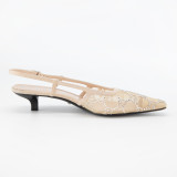 GG Crystal Slingback Kittenheels
