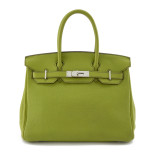 Birkin Bag 30 Togo Vert Anis 2003