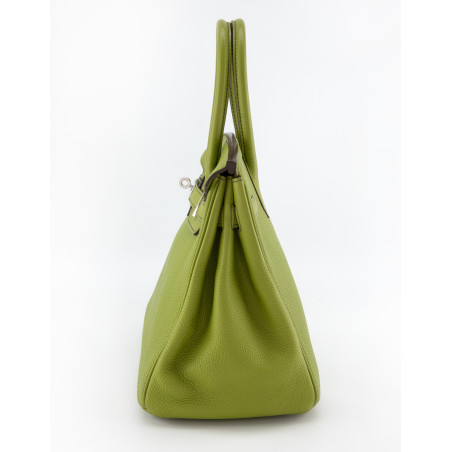 HERMÈS Birkin Bag 30 Togo Vert Anis 2003 - Pre-loved Designer Second Hand | LUXURYLOVE