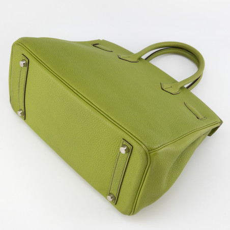 HERMÈS Birkin Bag 30 Togo Vert Anis 2003 - Pre-loved Designer Second Hand | LUXURYLOVE