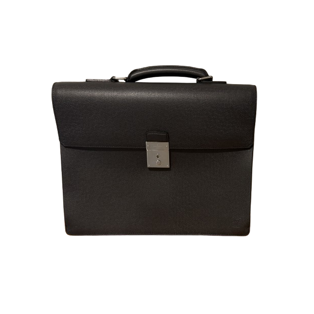 LOUIS VUITTON Neo Robusto 1 Taiga Ardoise business bag - Pre-loved Designer Second Hand | LUXURYLOVE