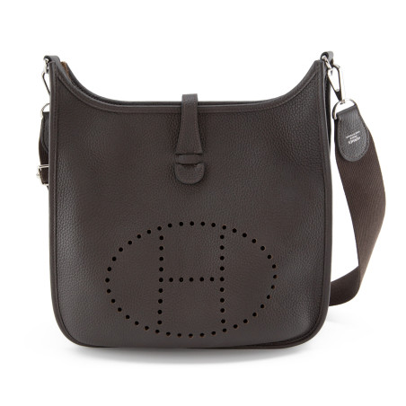 HERMÈS Evelyne 29 Crossbody Bag Ebene - Pre-loved Designer Second Hand | LUXURYLOVE