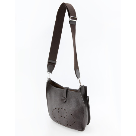 HERMÈS Evelyne 29 Crossbody Bag Ebene - Pre-loved Designer Second Hand | LUXURYLOVE