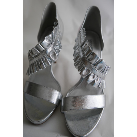 MICHAEL KORS Sandals silver - Pre-loved Designer Second Hand | LUXURYLOVE
