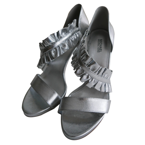 MICHAEL KORS Sandals silver - Pre-loved Designer Second Hand | LUXURYLOVE