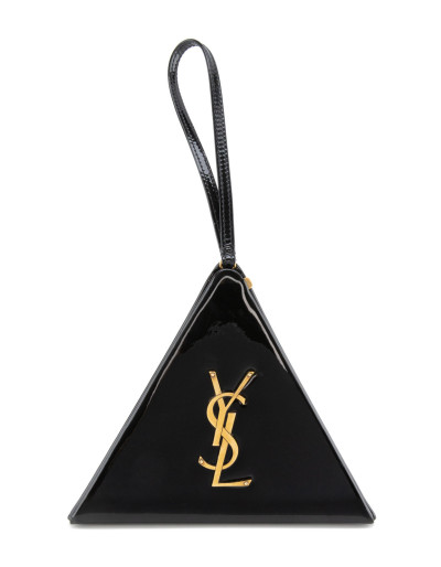 SAINT LAURENT Pyramid Wristlet Clutch Bag - Pre-loved Designer Second Hand | LUXURYLOVE