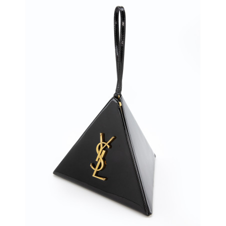 SAINT LAURENT Pyramid Wristlet Clutch Bag - Pre-loved Designer Second Hand | LUXURYLOVE