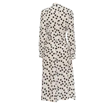 RED VALENTINO Seiden Hemdkleid mit Kirschen Print - Pre-loved Designer Second Hand | LUXURYLOVE