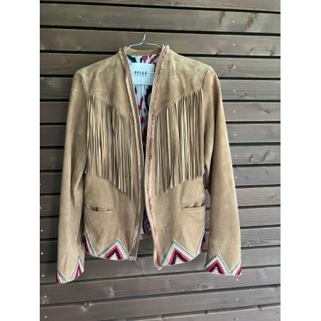 BAZAR DELUXE Leather jacket cowboy - NEW - Pre-loved Designer Second Hand | LUXURYLOVE
