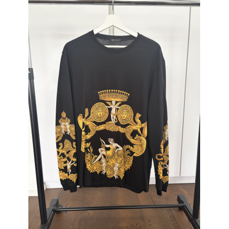 VERSACE Longsleeve Baroque Print - NEW - Pre-loved Designer Second Hand | LUXURYLOVE