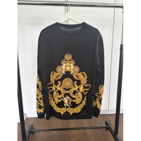 VERSACE Longsleeve Baroque Print - NEW - Pre-loved Designer Second Hand | LUXURYLOVE
