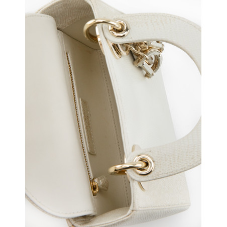 DIOR Lady Dior mini Lizard - Pre-loved Designer Second Hand | LUXURYLOVE