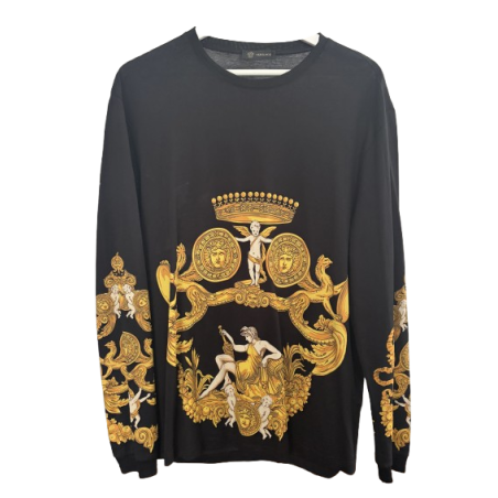 VERSACE Longsleeve Baroque Print - NEW - Pre-loved Designer Second Hand | LUXURYLOVE