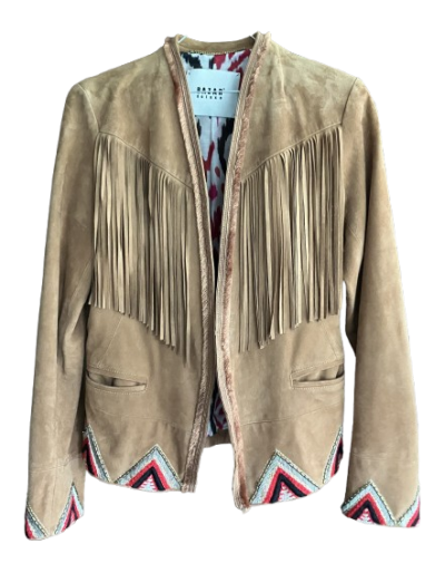 BAZAR DELUXE Leather jacket cowboy - NEW - Pre-loved Designer Second Hand | LUXURYLOVE